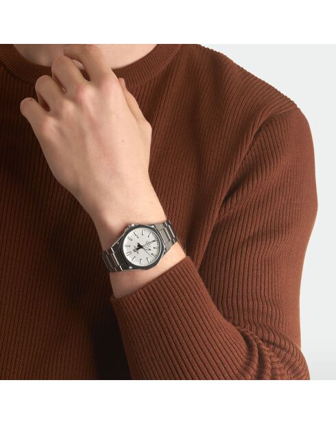 Montre Homme Edifice en Acier inoxydable argentée