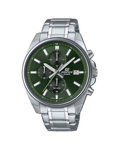 Montre Homme Edifice en Acier inoxydable argentée