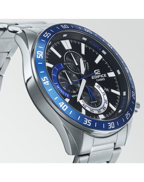 Montre Homme Edifice en Acier inoxydable argentée