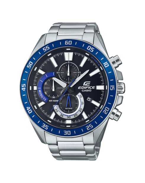 Montre Homme Edifice en Acier inoxydable argentée