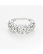 Bague Alanis Diamants 0.76 ct or blanc