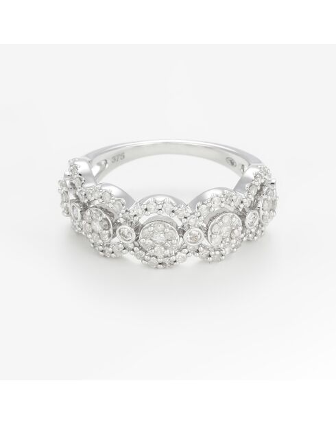 Bague Alanis Diamants 0.76 ct or blanc