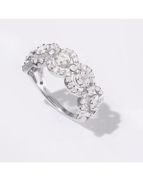 Bague Alanis Diamants 0.76 ct or blanc