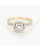 Bague Lyanna Diamants 0.25 ct or jaune