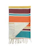 Fouta traditionnelle Helios orange - 100x200 cm