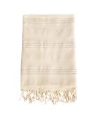 Fouta traditionnelle Isis écrue - 100x200 cm