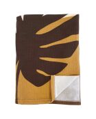 Serviette de plage Mindil marron - 90x170 cm