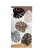 Serviette de plage Mindil marron - 90x170 cm
