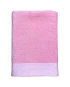Serviette de bain en éponge velours Shady rose - 90x160 cm