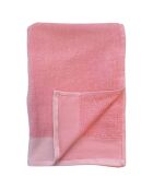 Shady XL Badetuch aus Samt aus Schwamm rosa - 140x180 cm