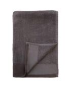 Shady XL Samtfrottee-Badetuch grau - 140x180 cm