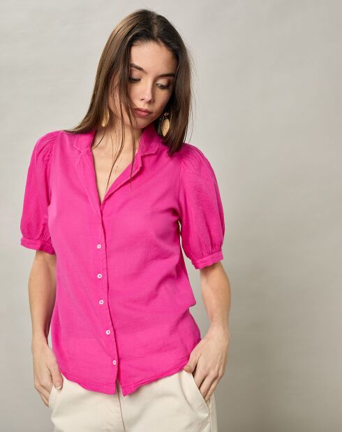 Chemise Tourterel hibiscus