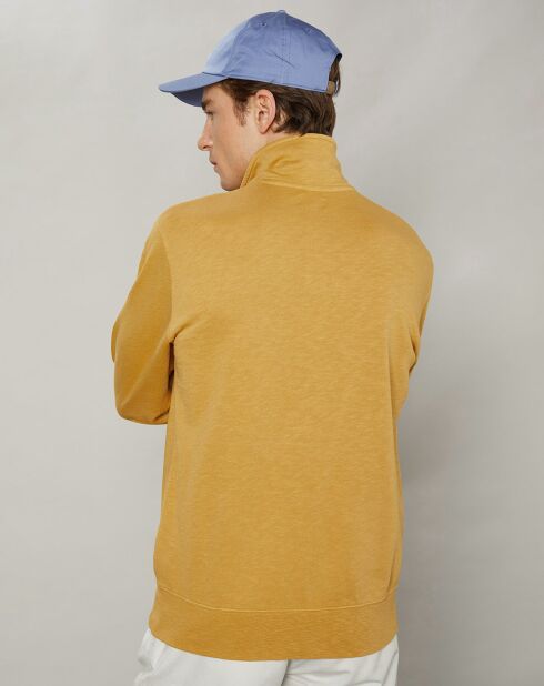 Sweat Light Half Zip mango