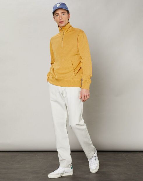 Sweat Light Half Zip mango