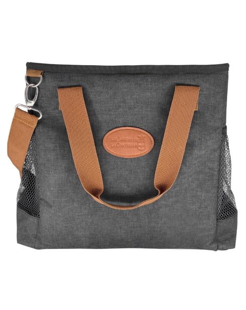 Glacière Escapade gris chiné - 48x34x12 cm