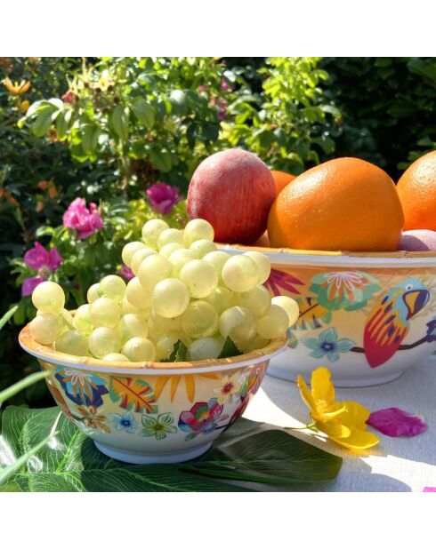 Saladier profond Bahia multicolore - D.25 cm