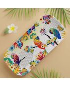 Piatto lungo multicolore Bahia - 50x36x5 cm