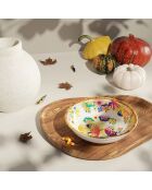 Piatto fondo Bahia grande multicolore - D.23 cm