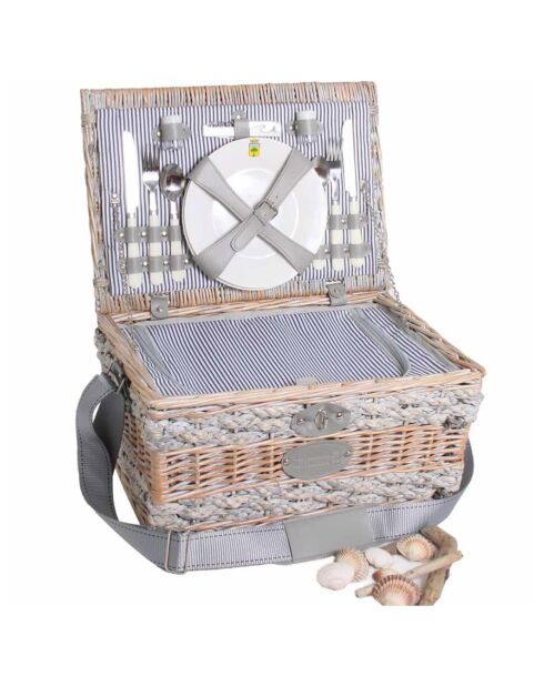 Panier pique-nique en osier Chaumont - 2 personnes