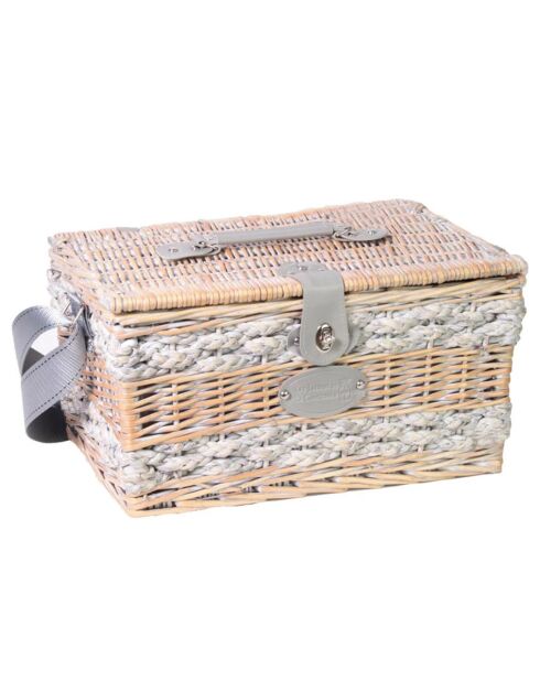 Panier pique-nique en osier Chaumont - 2 personnes