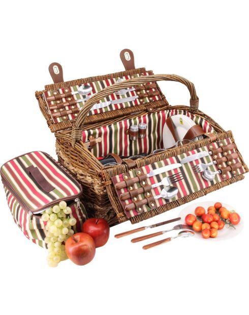 Panier pique-nique en osier Montmartre - 4 personnes