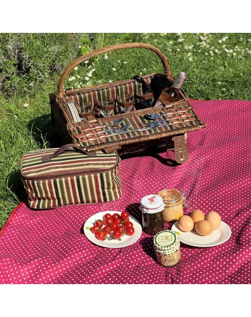 Panier pique-nique en osier Montmartre - 4 personnes