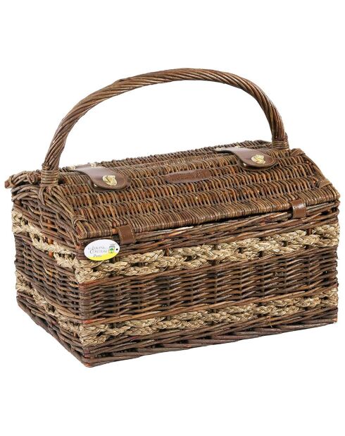 Panier pique-nique en osier Montmartre - 4 personnes