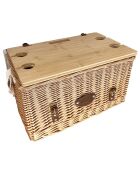 Panier pique-nique en osier Saint Malo - 4 personnes