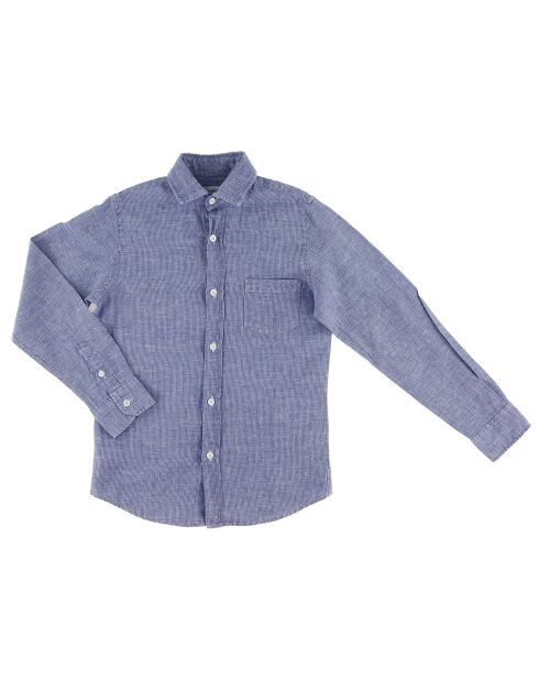 Chemise en Coton & Lin Paul indigo