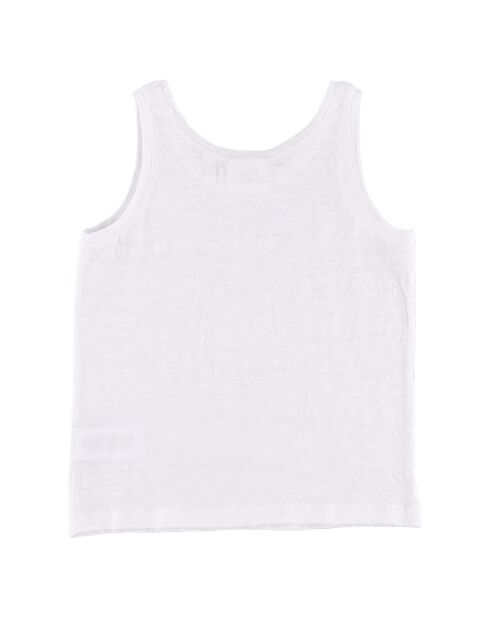 Débardeur 100% Lin Topimi blanc