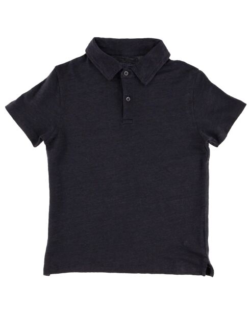 Polo 100% Lin charcoal