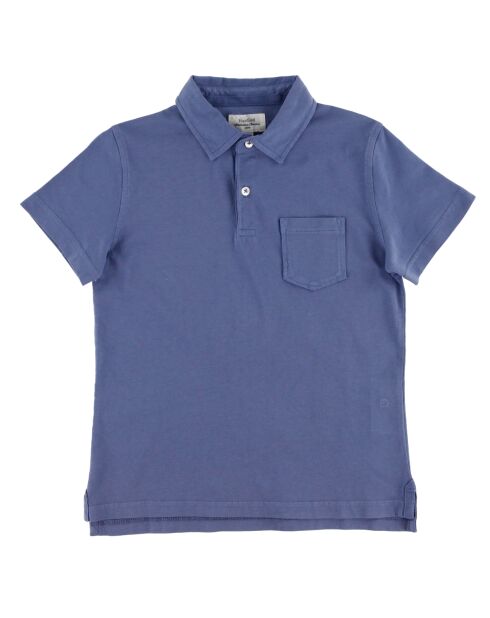 Polo Jersey bleu horizon