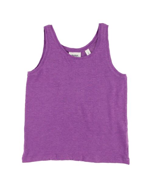 Débardeur 100% Lin Topimi violet