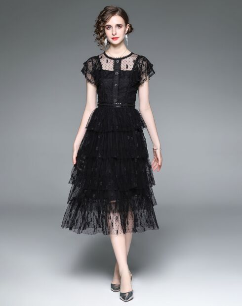 Robe Brigitte noire