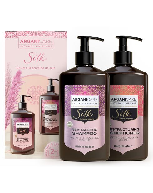 Coffret Shampoing + Après-Shampoing à la Protéine de Soie