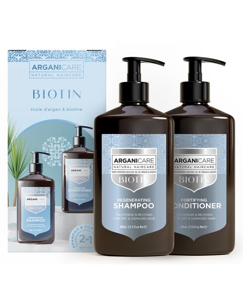 Set shampoo + balsamo alla biotina