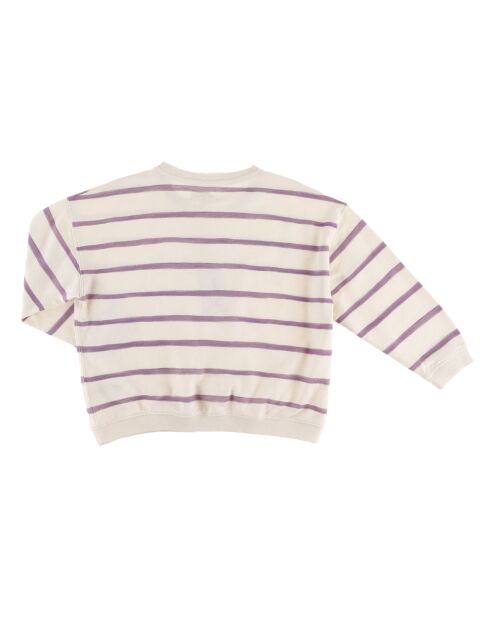 Sweat Tarius écru/peony