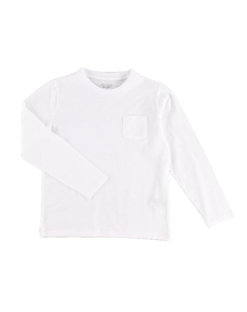 T-Shirt Pocket Crew blanc