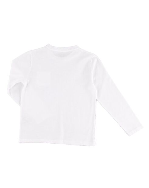 T-Shirt Pocket Crew blanc