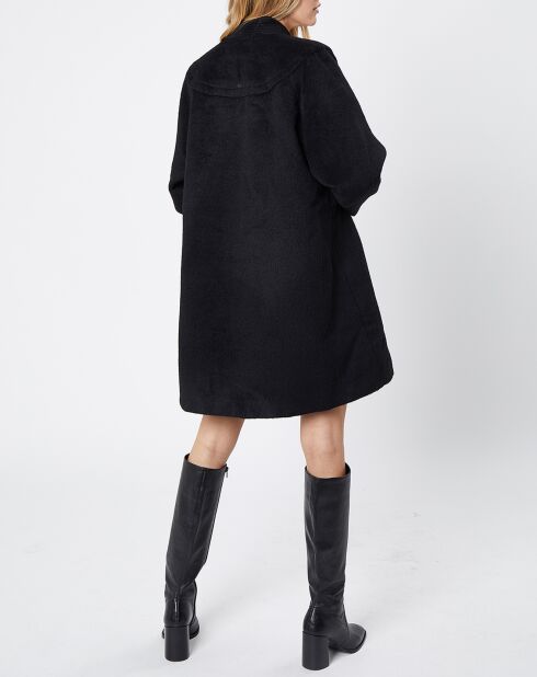 Manteau façon peignoir noir
