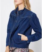 Blouson en jean bleu