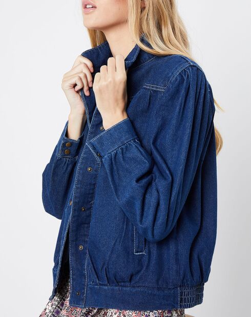 Blouson en jean bleu