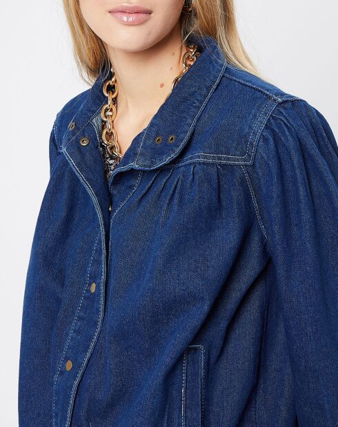 Blouson en jean bleu