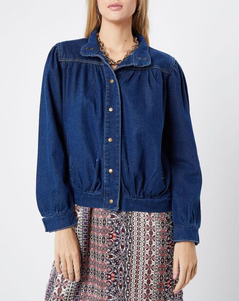 Blouson en jean bleu