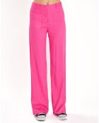 Pantalon en Lin mélangé Sylvain fushia