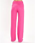 Pantalon en Lin mélangé Sylvain fushia