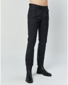 Pantalon en Laine mélangée Chino Slim Hybrid anthracite