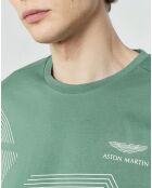 T-Shirt Design Aston Martin Racing vert