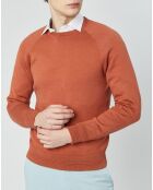 Pull col rond terracota