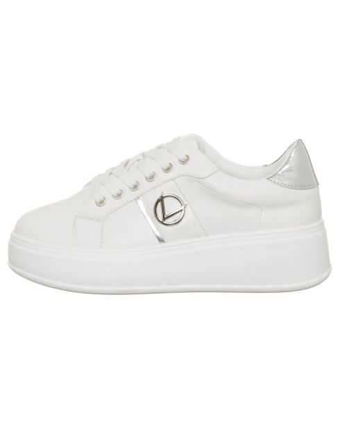 Wit/zilveren Pia sneakers